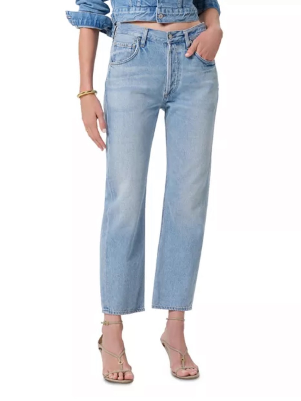 💙Citizens of Humanity Winslow Boyfriend High Rise Ankle Jeans in Ritual. Size 24
